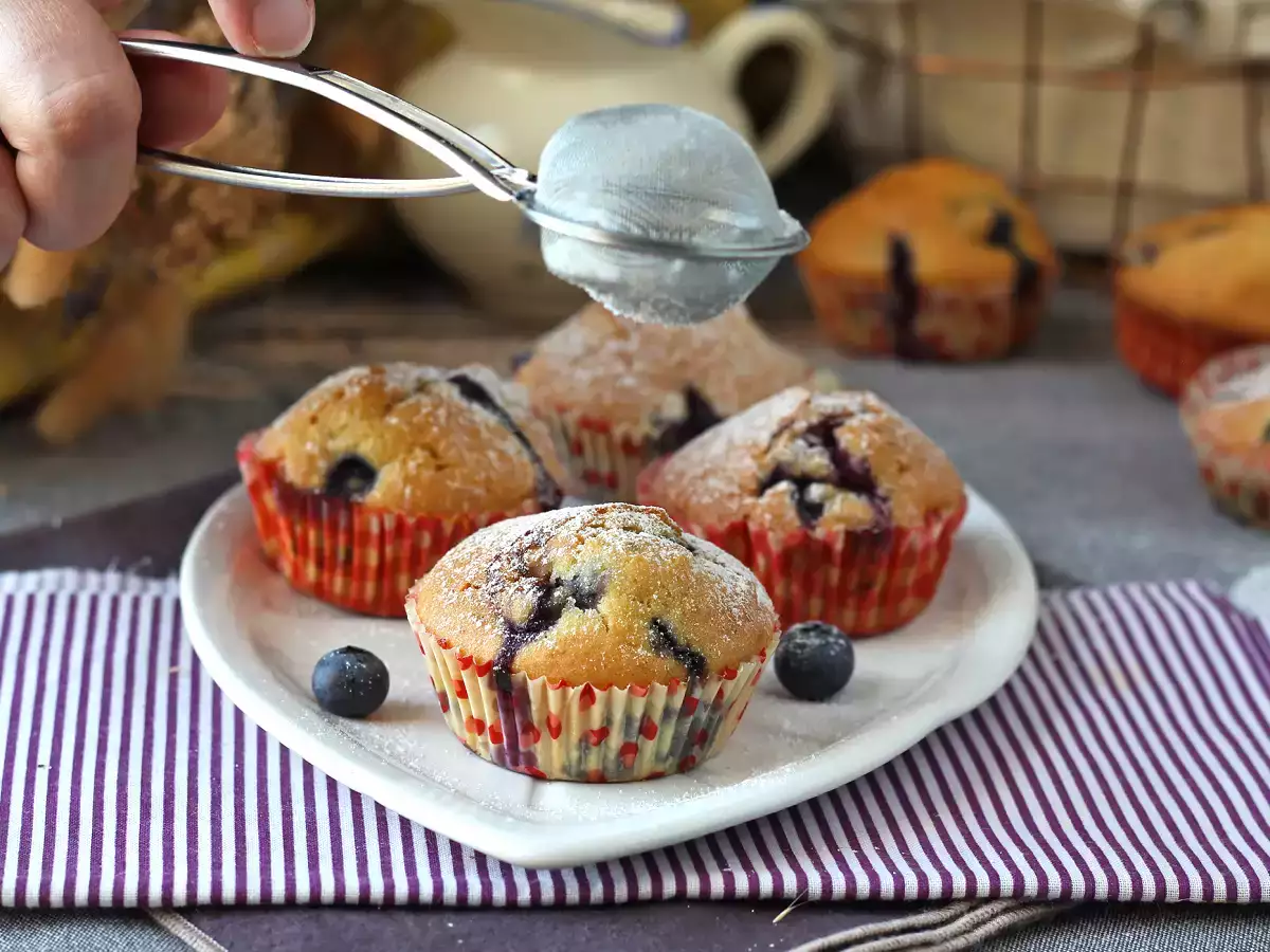 Blåbärsmuffins, en miniversion av pyreneisk paj! - foto 10