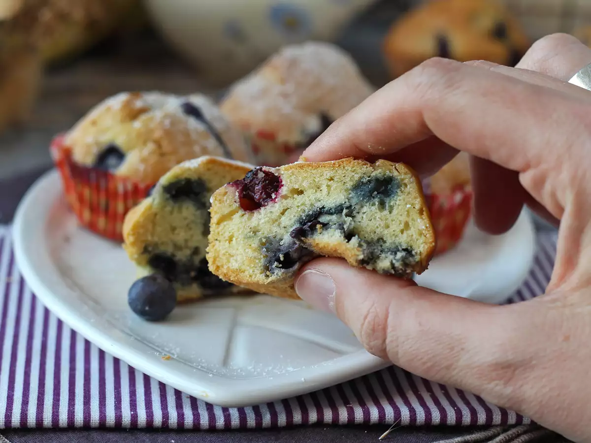 Blåbärsmuffins – miniversion av den pyreneiska pajen! - foto 4