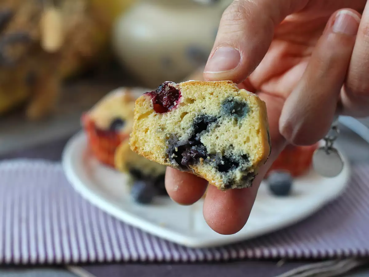 Blåbärsmuffins – miniversion av den pyreneiska pajen! - foto 8