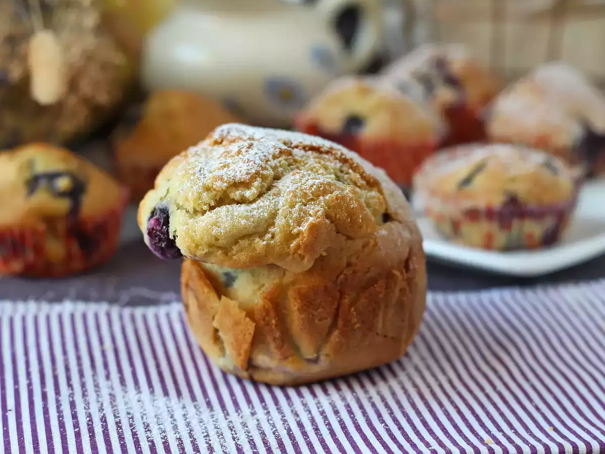 Blåbärsmuffins – miniversion av den pyreneiska pajen! - foto 11