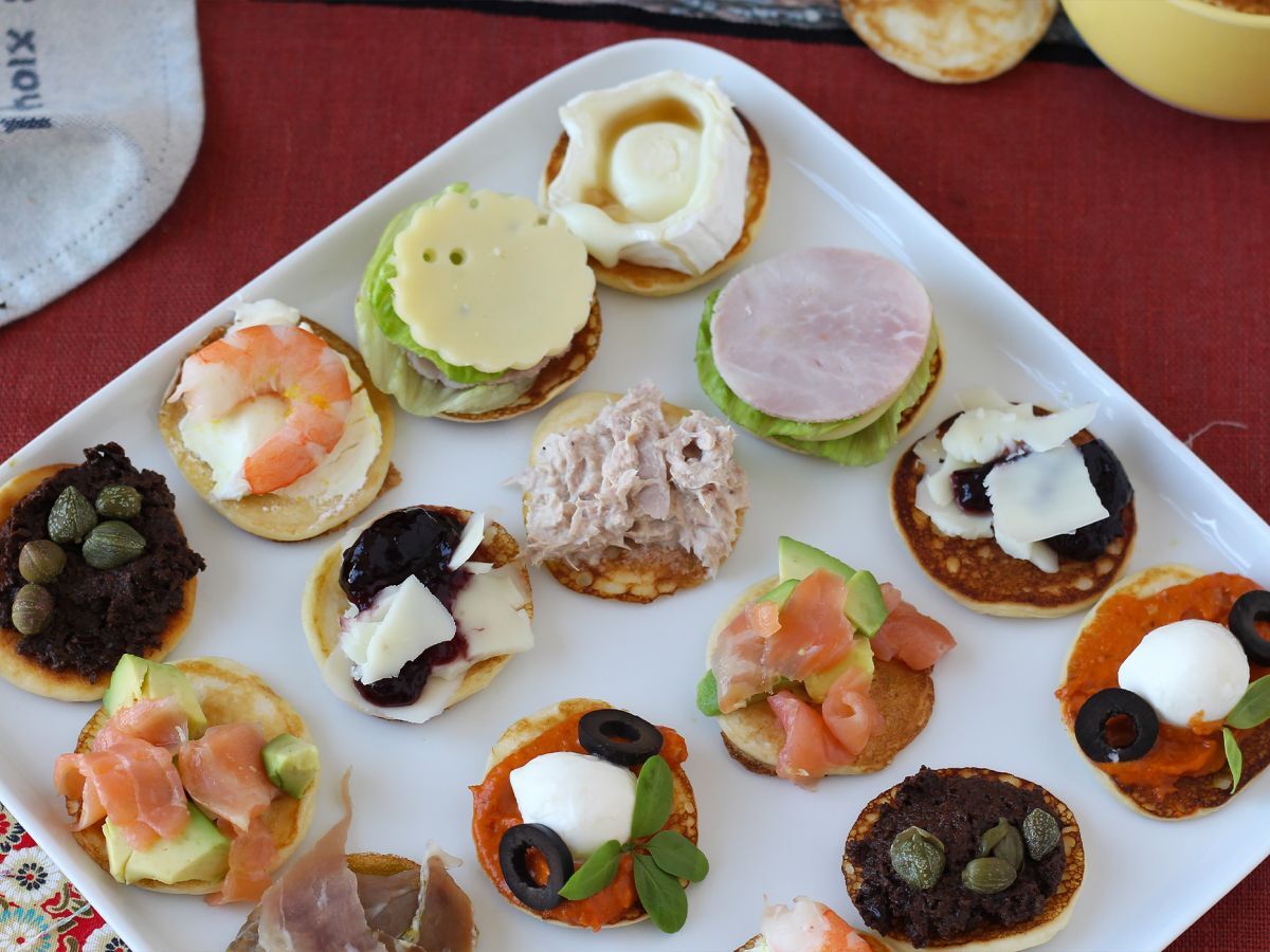 Blinis med fyllningar, den perfekta varierade aperitifen för festsäsongen - foto 2