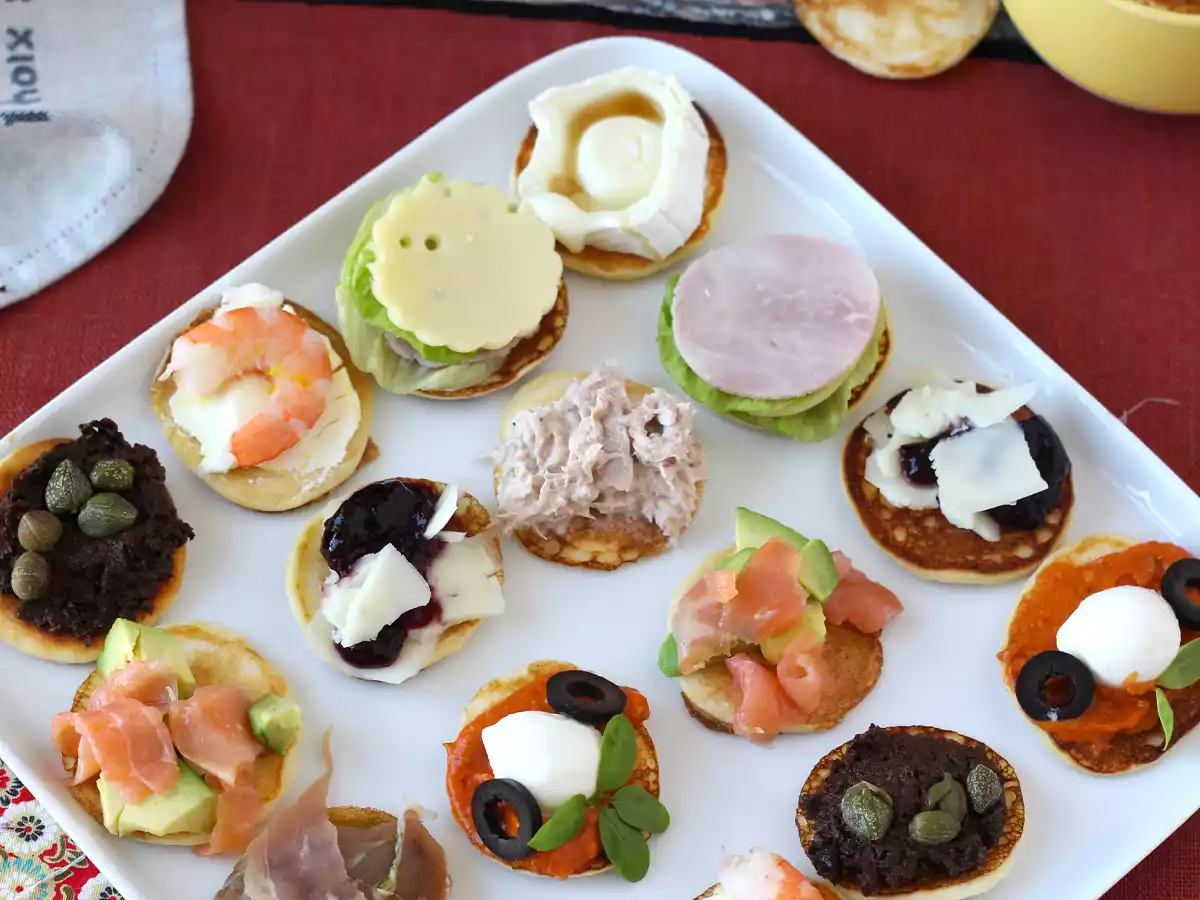 Blinis med fyllningar, den perfekta varierade aperitifen för festsäsongen - foto 2