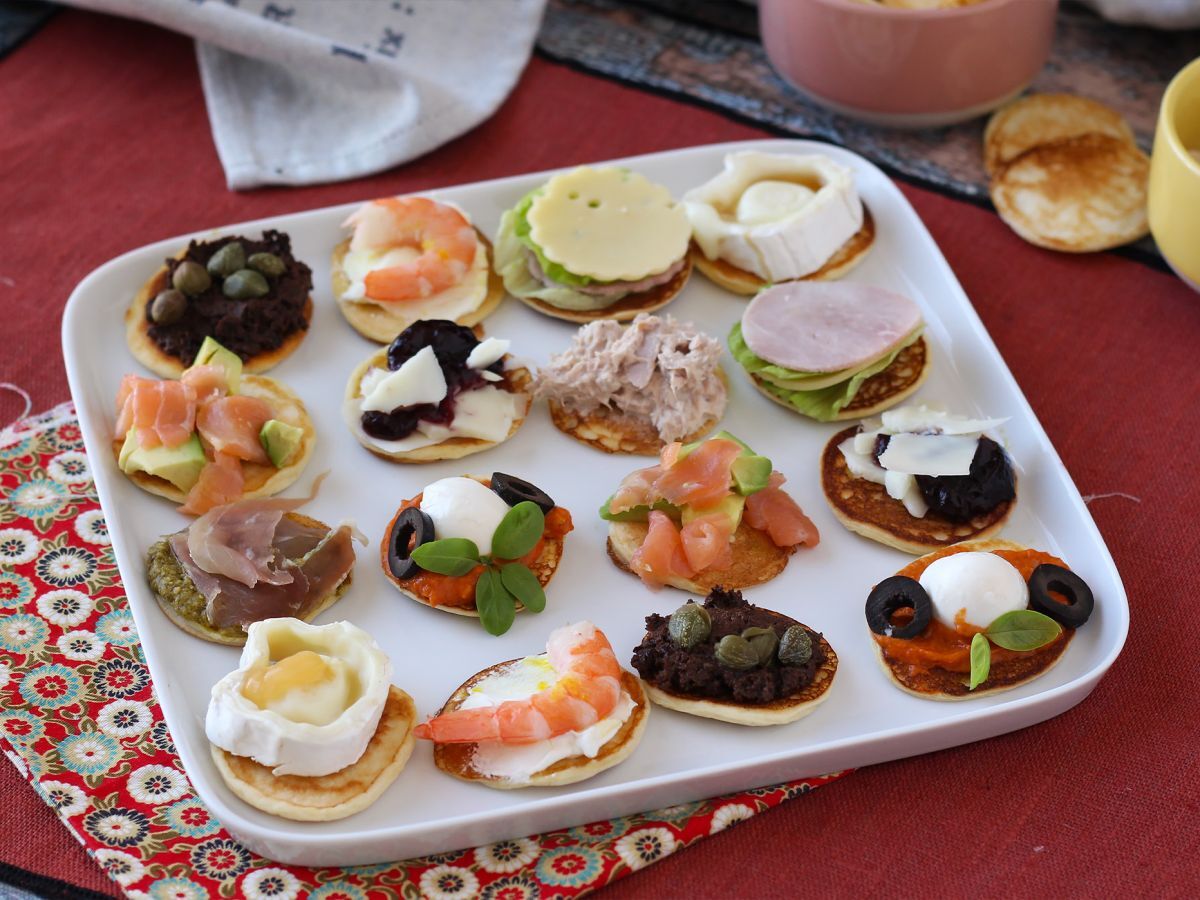 Blinis med fyllningar, den perfekta varierade aperitifen för festsäsongen - foto 3
