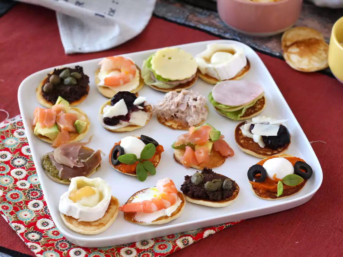 Blinis med fyllningar, den perfekta varierade aperitifen för festsäsongen - foto 3