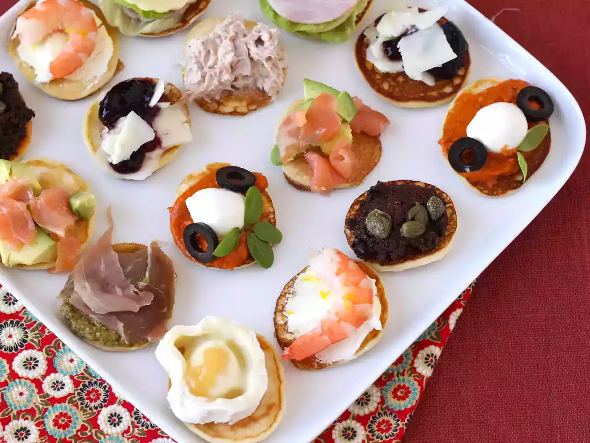 Blinis med fyllningar, den perfekta varierade aperitifen för festsäsongen - foto 4