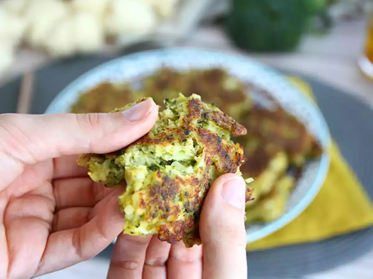Blomkåls- och broccolibiffar med curry - foto 3