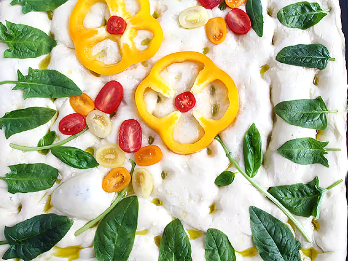 Blomsterfocaccia – focaccia art - foto 4