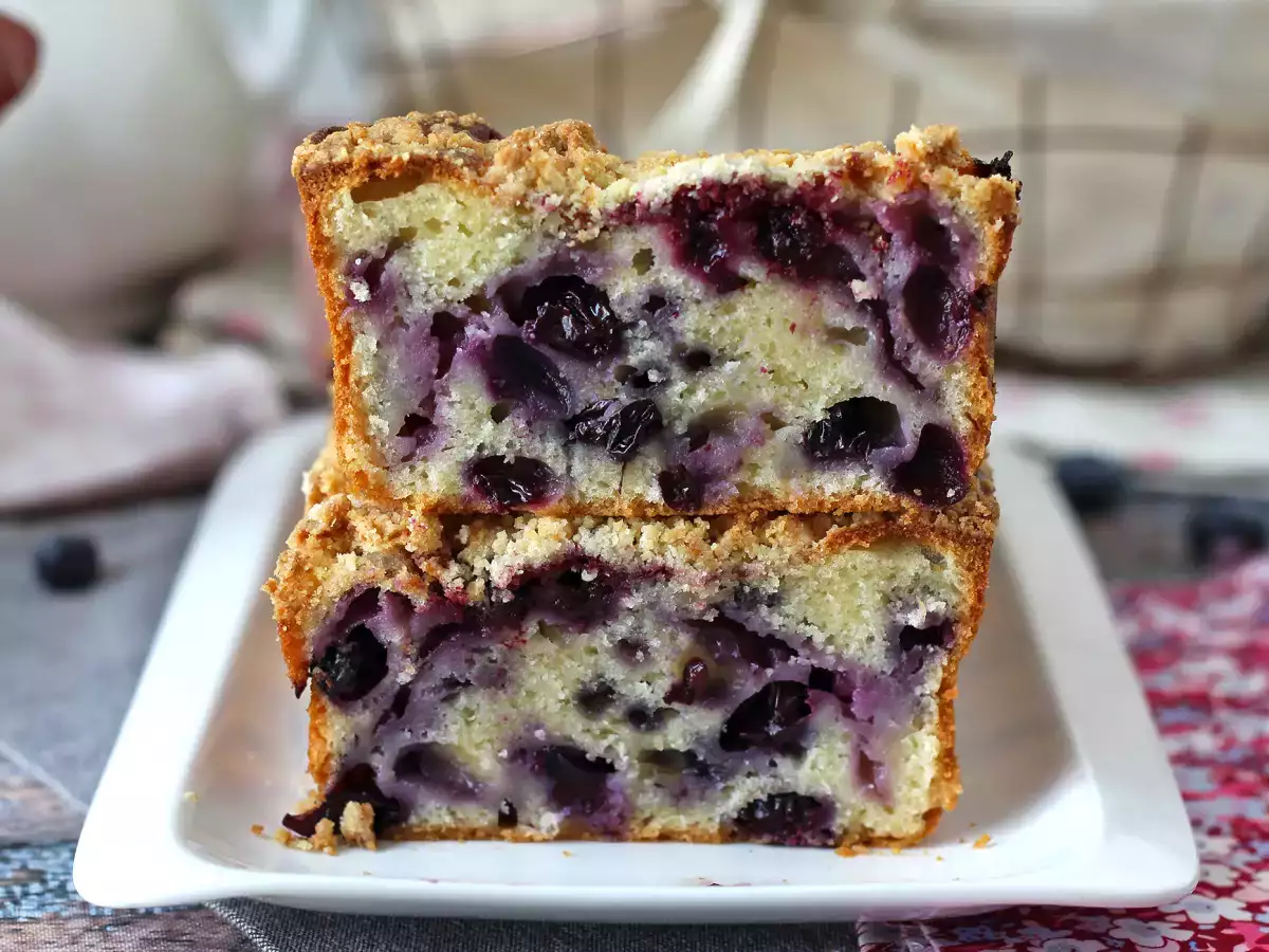 Blueberry crumble cake: tårtan som kombinerar fondant, mjukhet och krispighet! - foto 5
