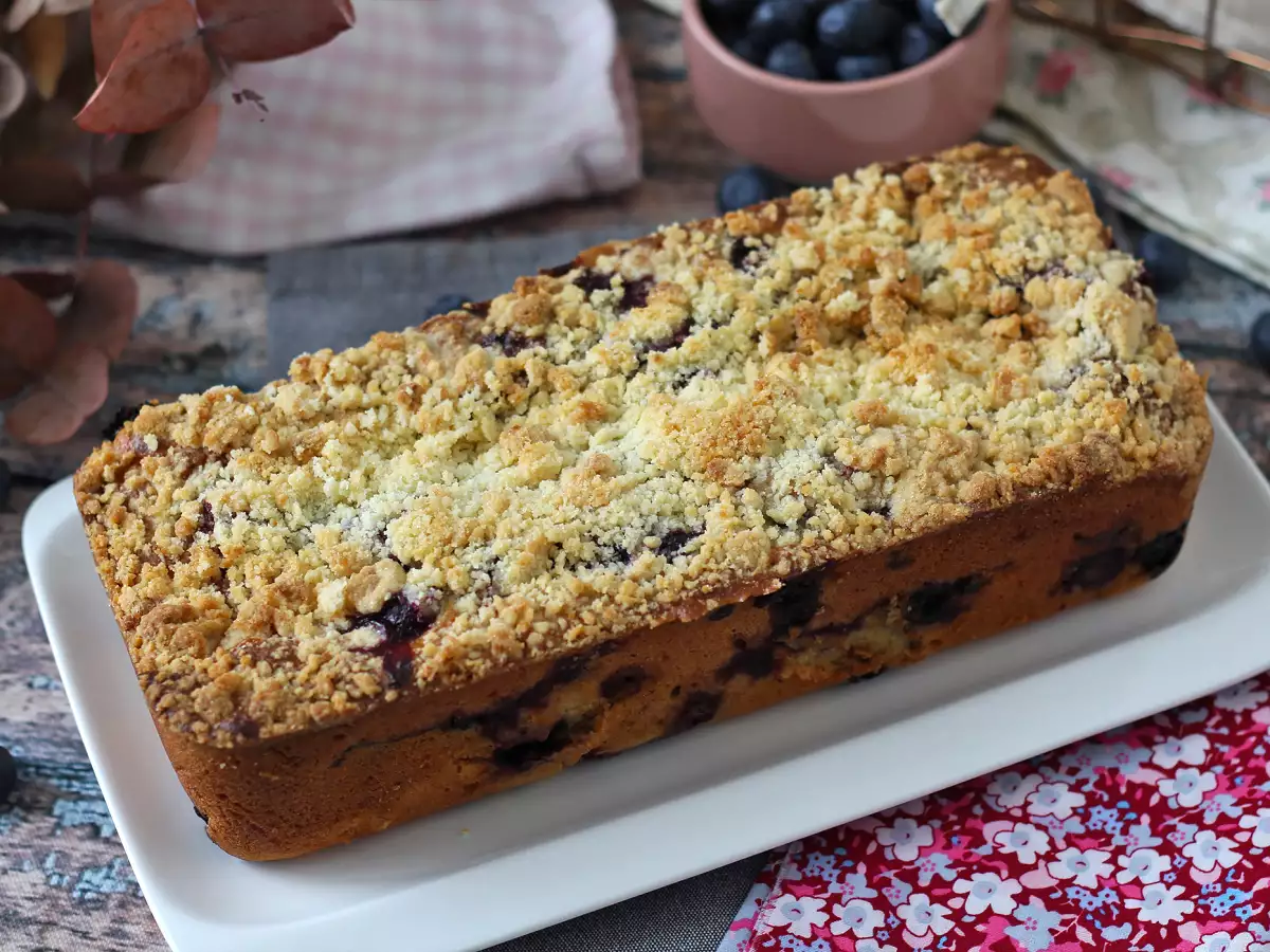 Blueberry crumble cake: tårtan som kombinerar fondant, mjukhet och krispighet! - foto 6