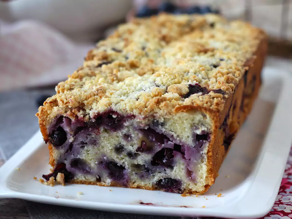 Blueberry crumble cake: tårtan som kombinerar fondant, mjukhet och krispighet! - foto 7