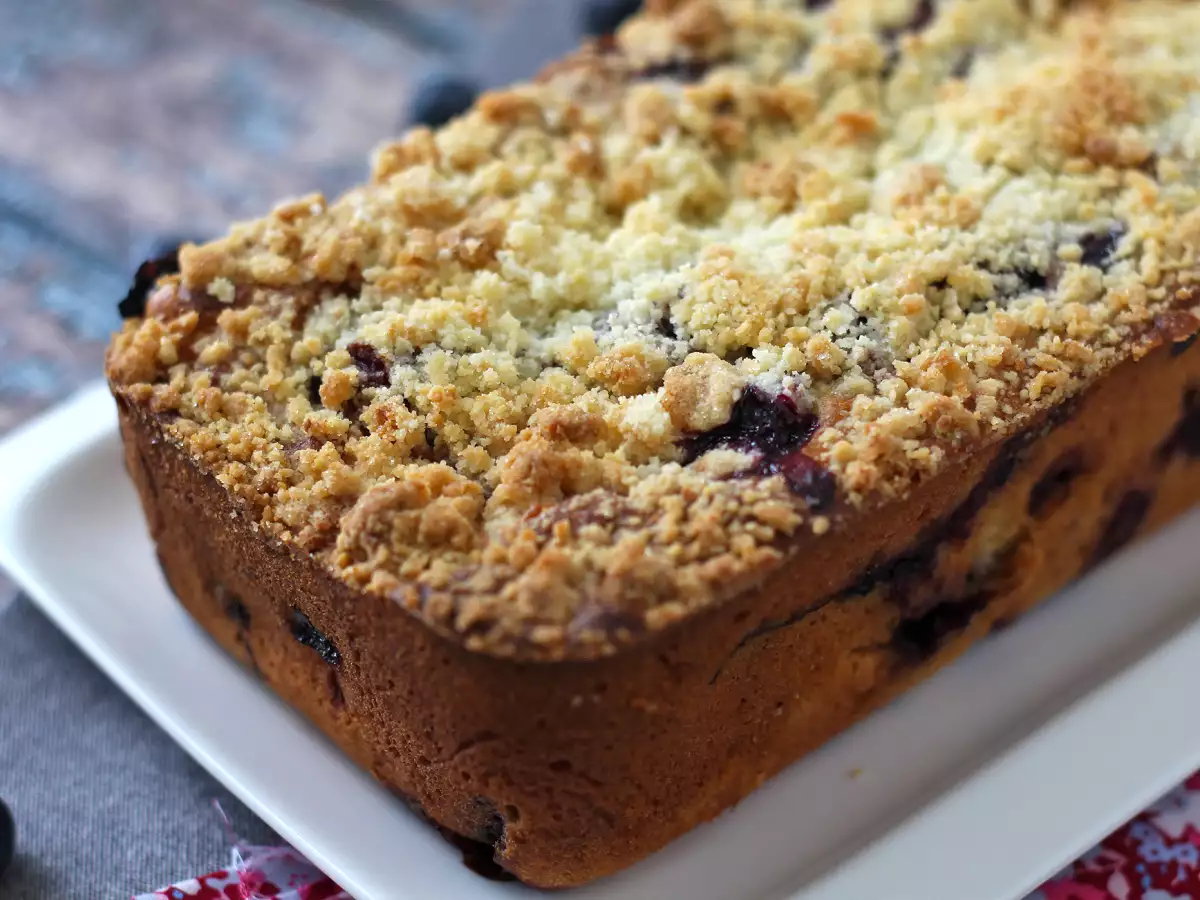 Blueberry crumble cake: tårtan som kombinerar fondant, mjukhet och krispighet! - foto 8