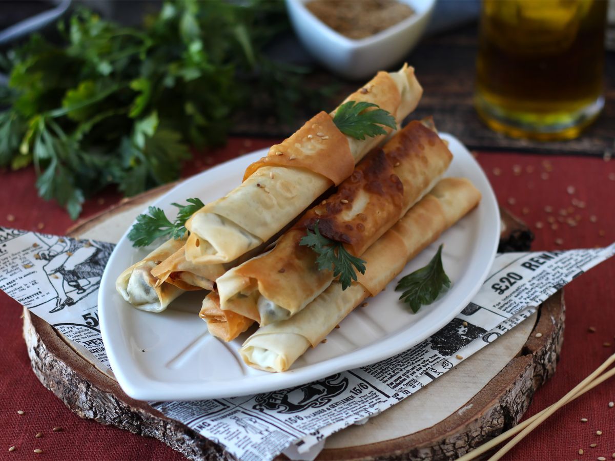 Börek med fåroste och persilja