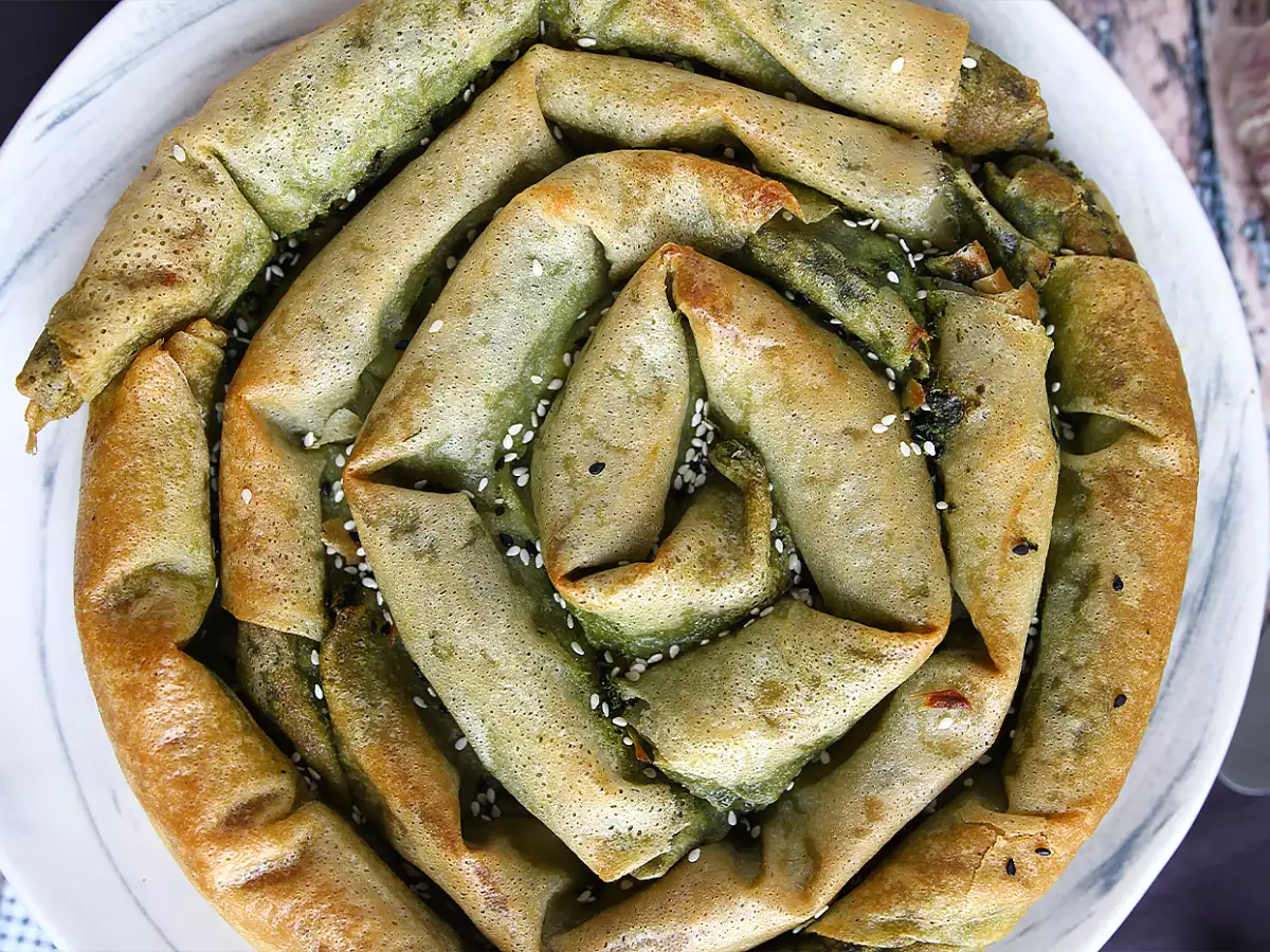 Börek – turkisk paj med spenat och ost - foto 4