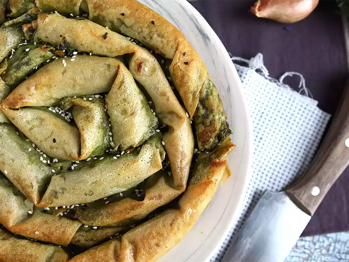 Borek, turkisk spenat- och ostpaj - foto 2