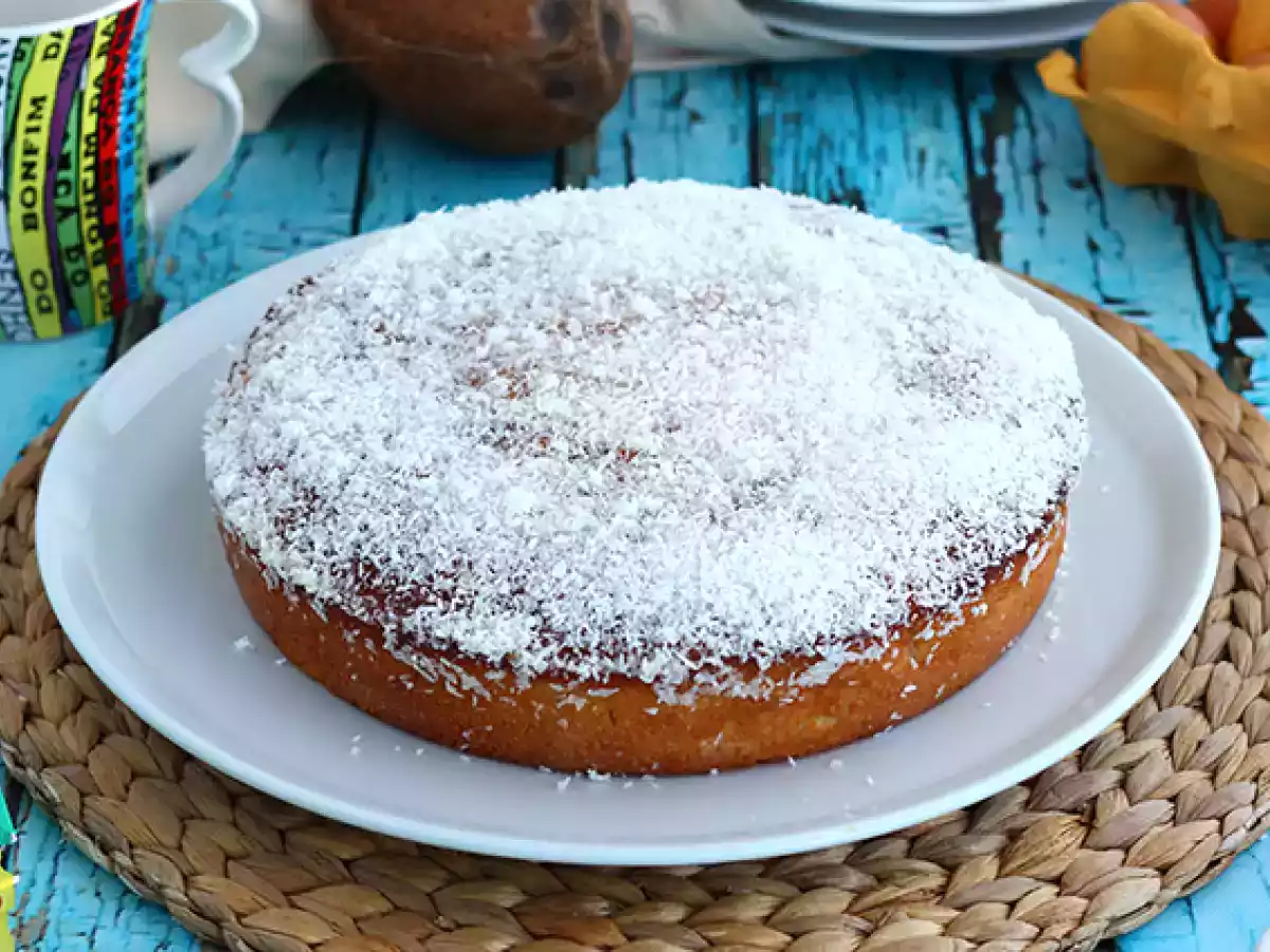 Brasiliansk kokosnötskaka - Bolo toalha felpuda - foto 2