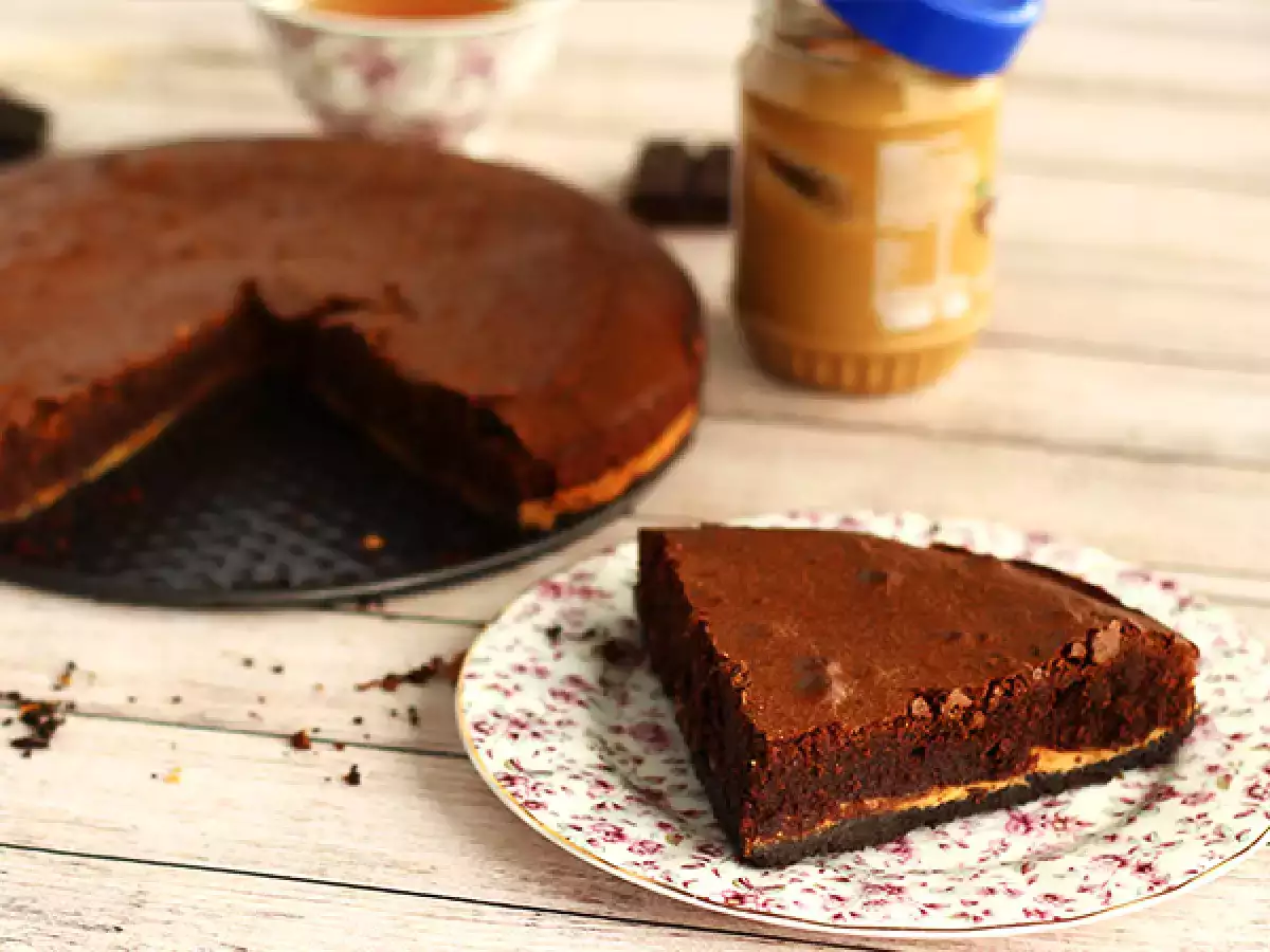 Brownie med jordnötssmör och Oreo-kakor - foto 2