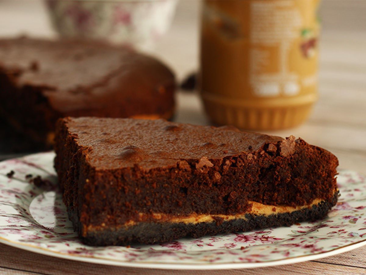 Brownie med jordnötssmör och Oreo-kakor - foto 3