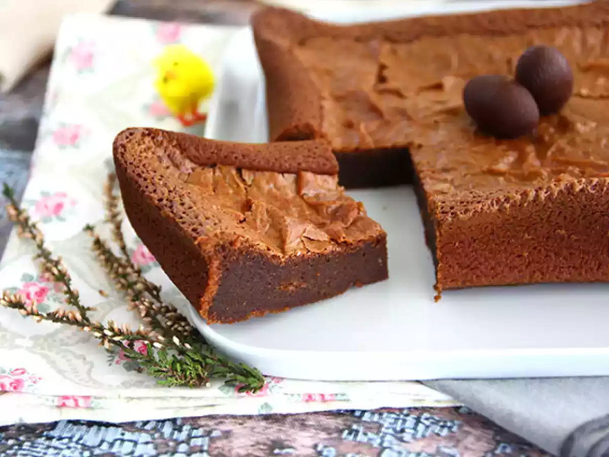 Brownie med överbliven påskchoklad - foto 4