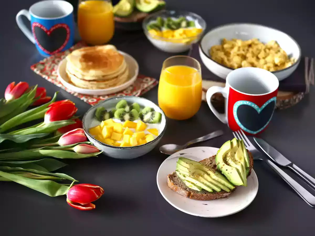 Brunch på alla hjärtans dag