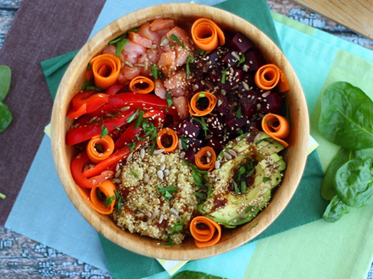 Buddha bowl med lax - foto 3