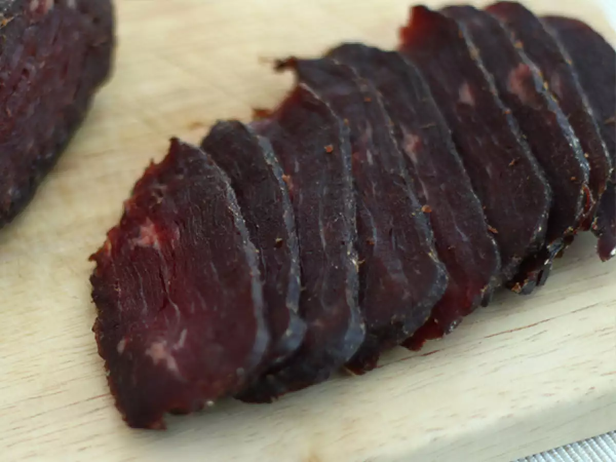 Bündnerfleisch (torkat nötkött) - foto 2
