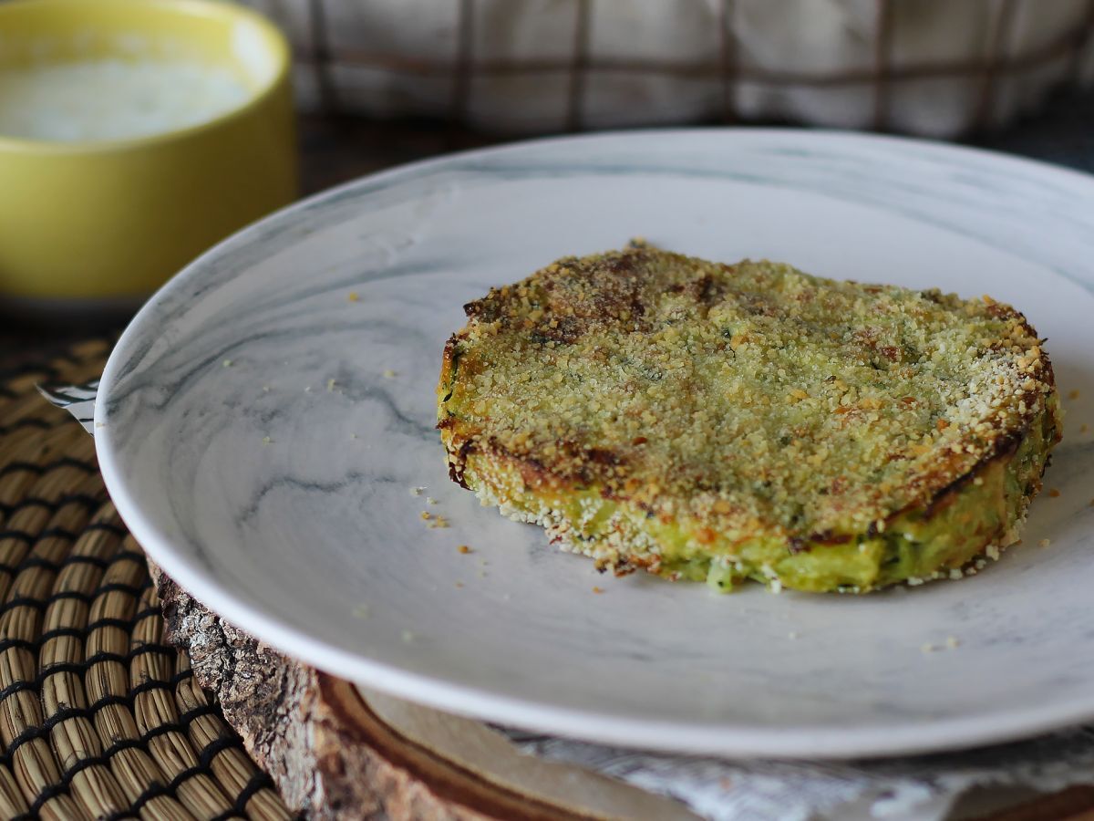Burgare med zucchini och potatis i luftfritös - foto 4
