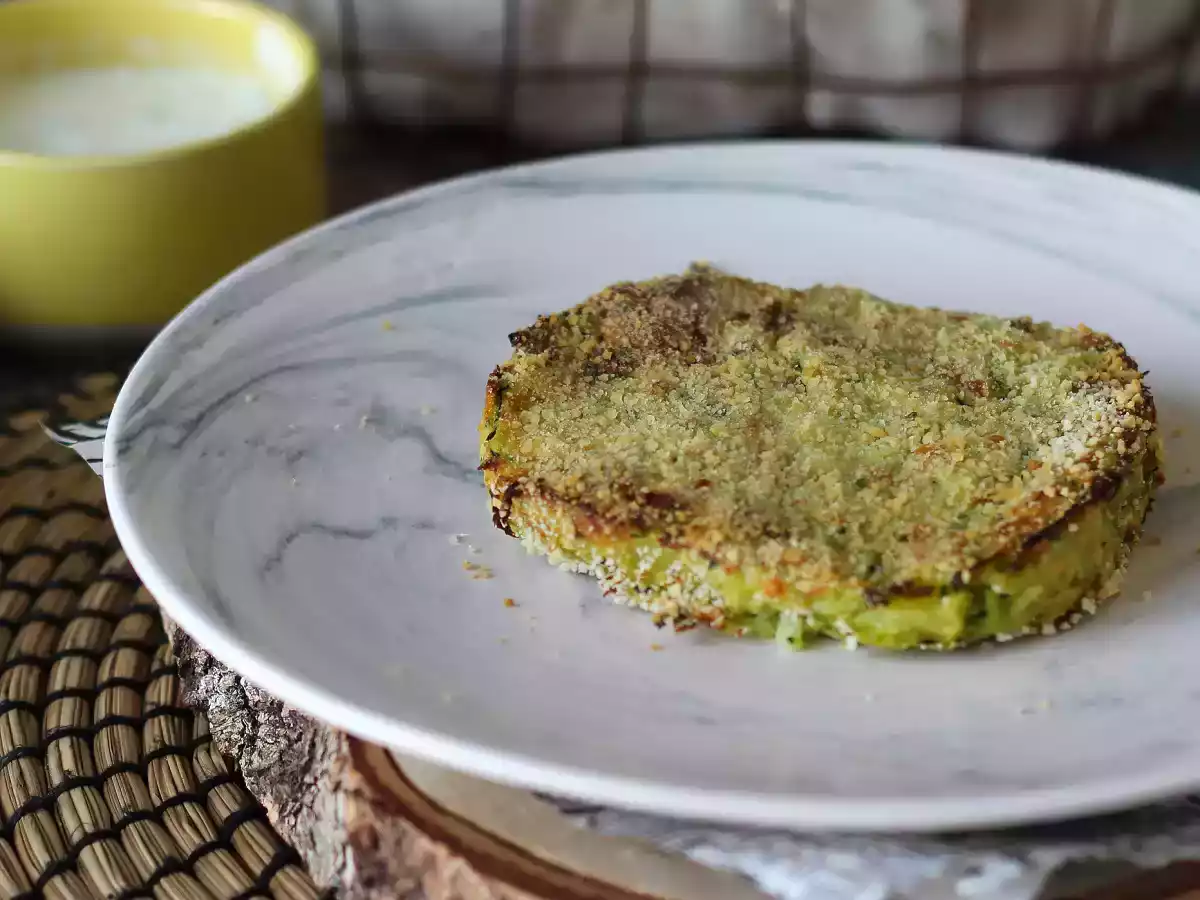Burgare med zucchini och potatis i luftfritös - foto 4