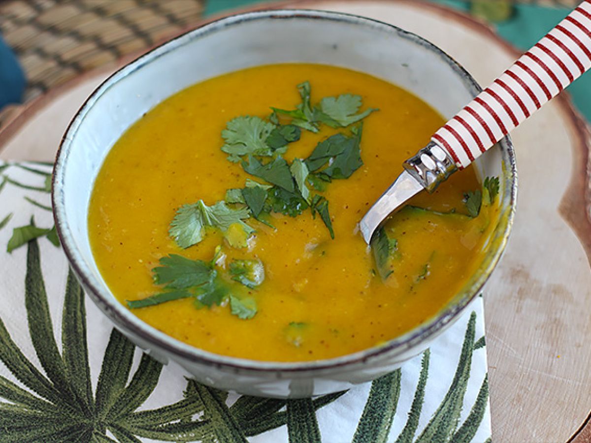 Butternut- och röda linser soppa - foto 4