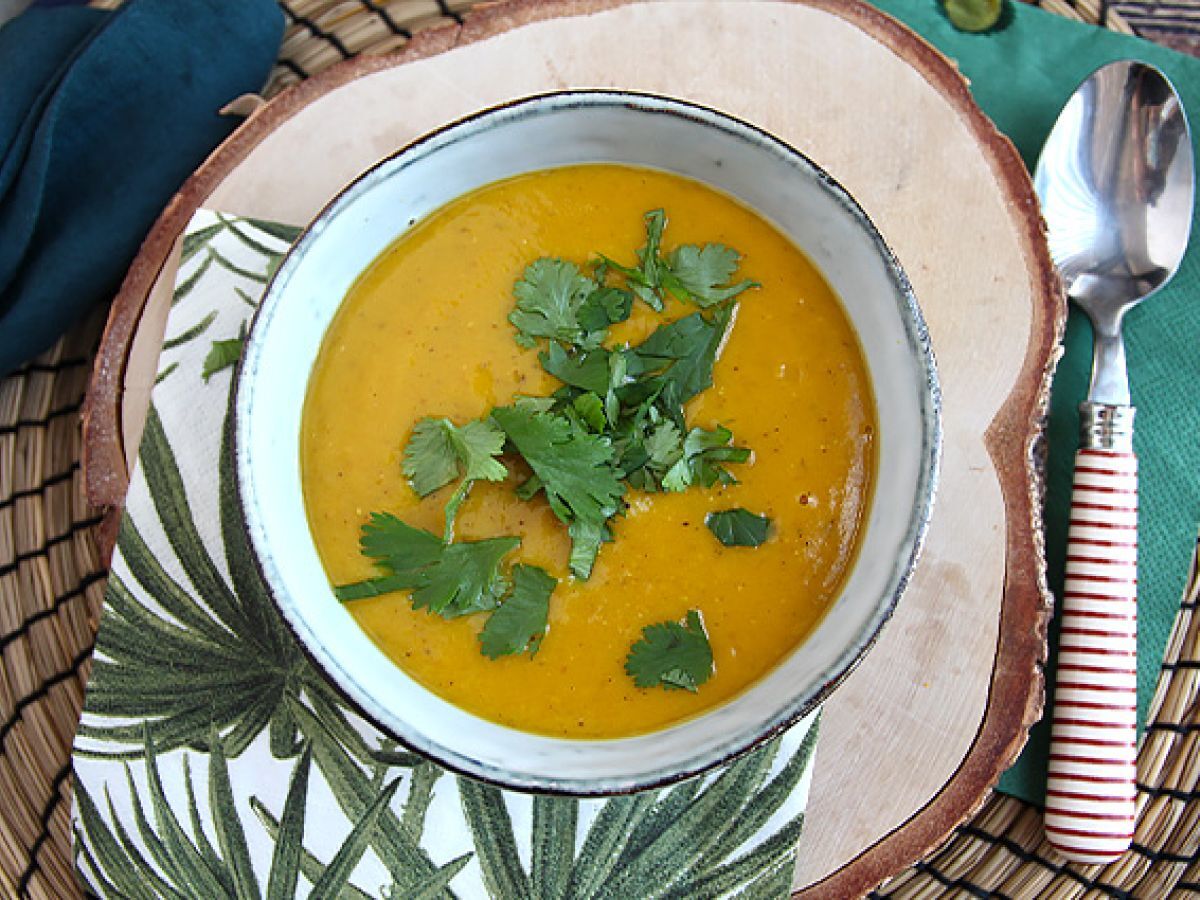 Butternut- och röda linser soppa - foto 5
