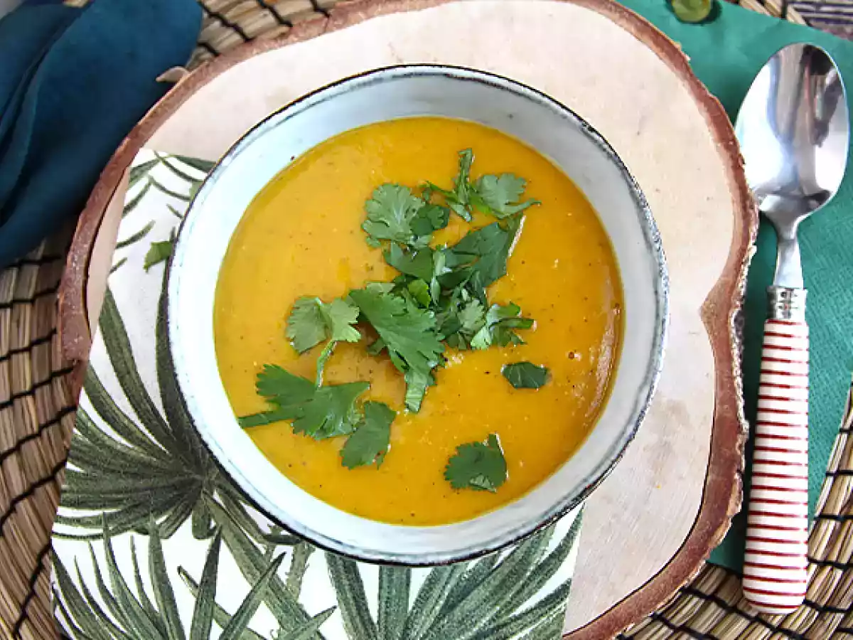Butternut- och röda linser soppa - foto 5