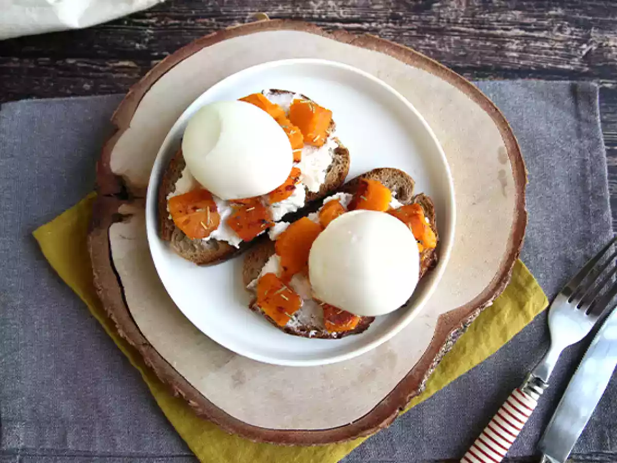 Butternut ricotta och äggsmörgåsar - foto 4