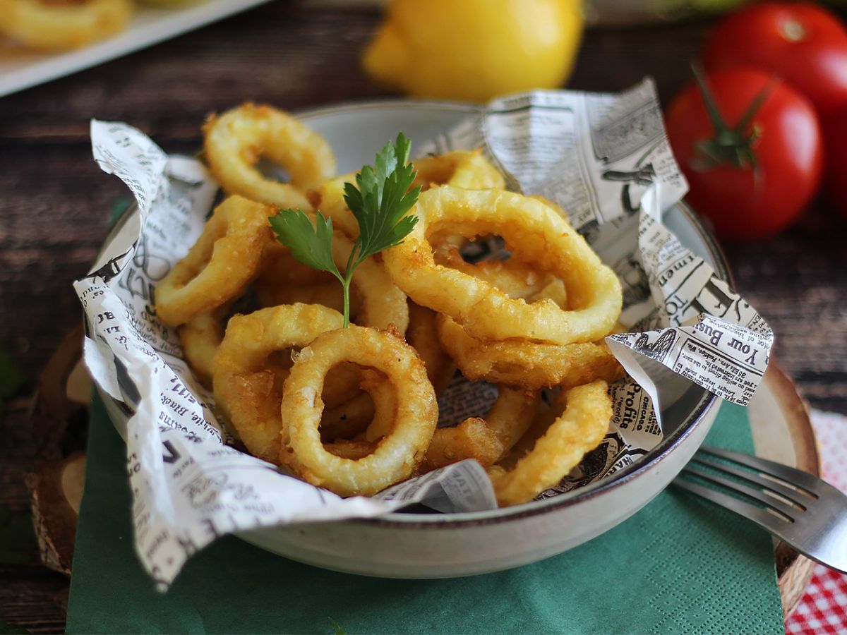 Calamares a la romana - panerad bläckfisk