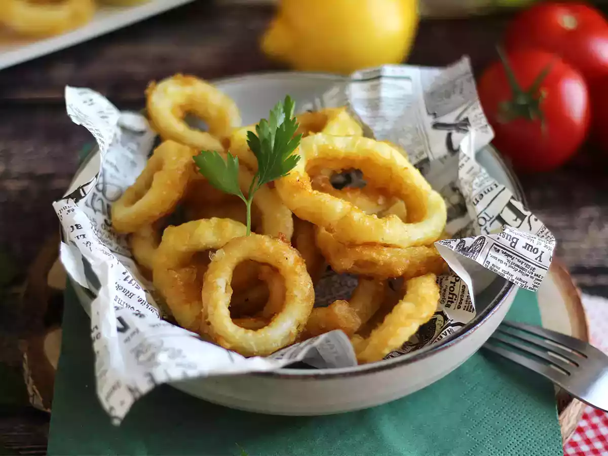 Calamares a la romana - panerad bläckfisk