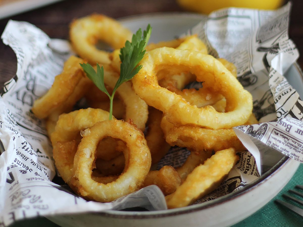 Calamares a la romana - panerad bläckfisk - foto 3