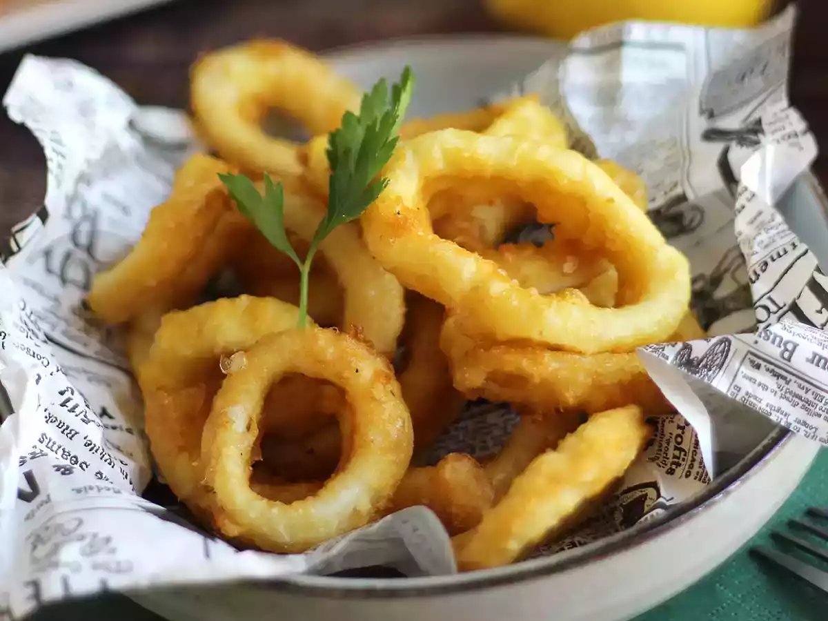 Calamares a la romana - panerad bläckfisk - foto 3
