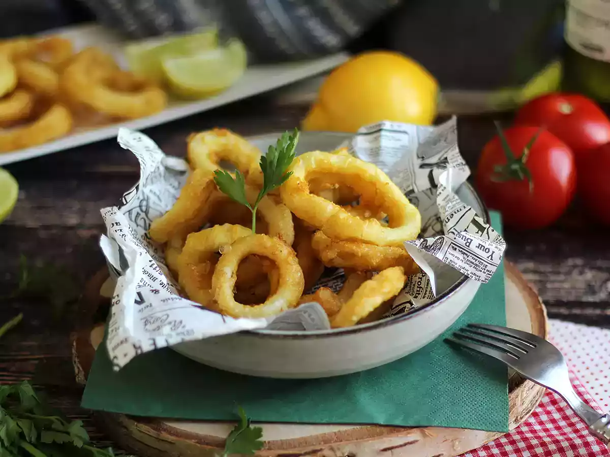 Calamares a la romana - panerad bläckfisk - foto 4