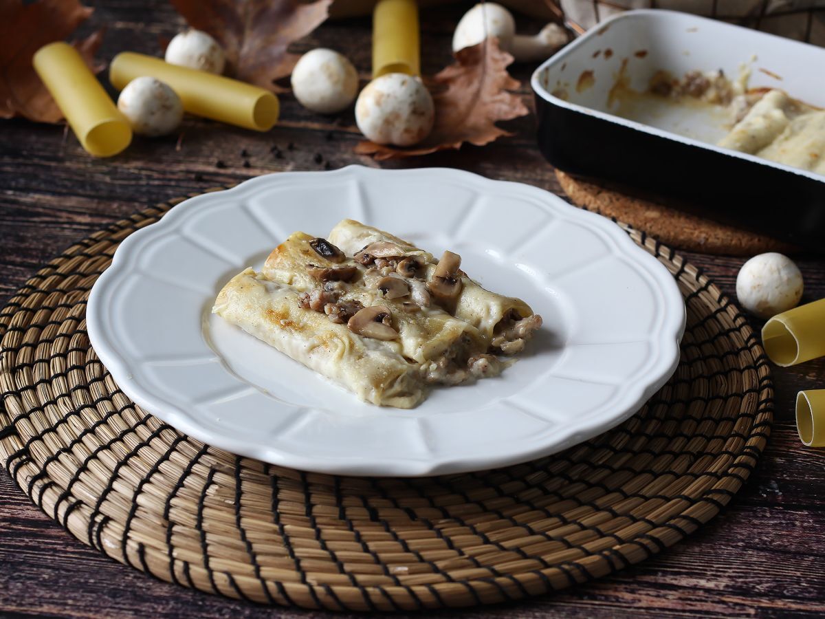 Cannelloni med svamp och korv: en rik och välsmakande huvudrätt - foto 2