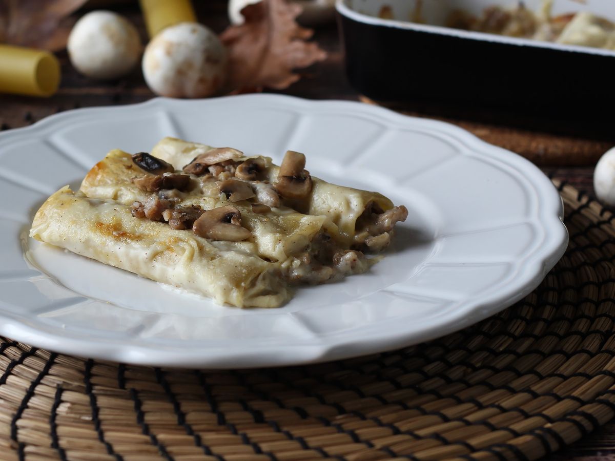 Cannelloni med svamp och korv: en rik och välsmakande huvudrätt - foto 3