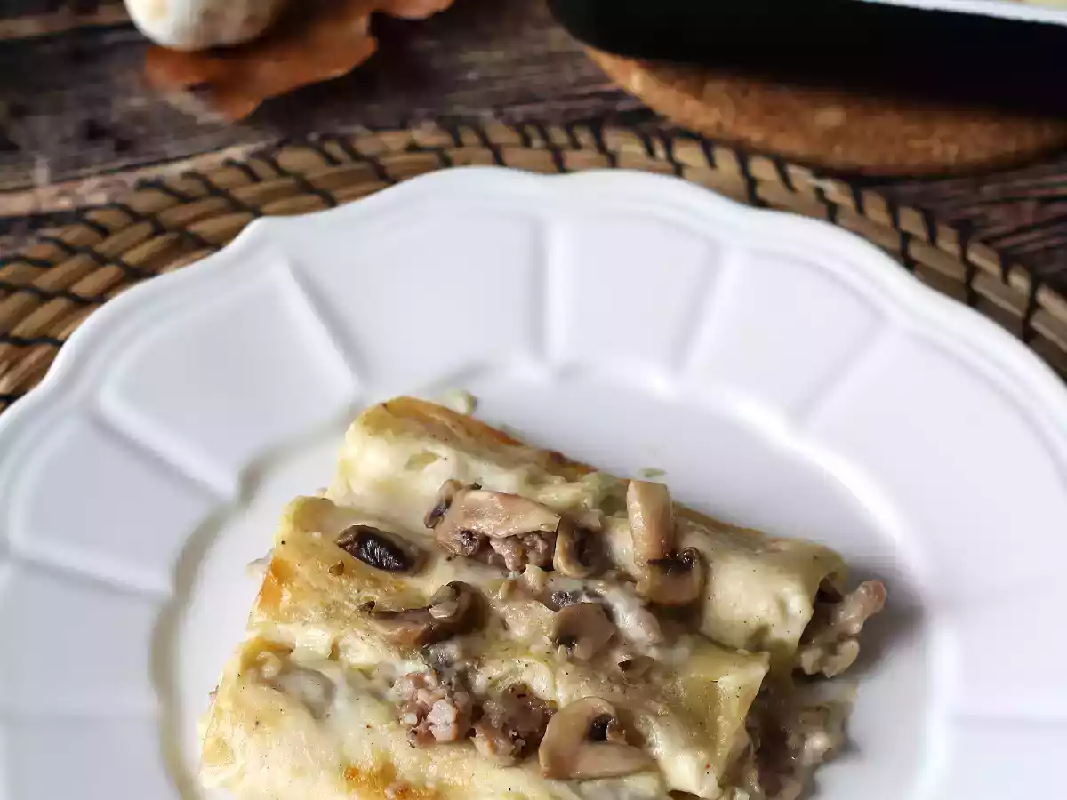 Cannelloni med svamp och korv: en rik och välsmakande huvudrätt - foto 4