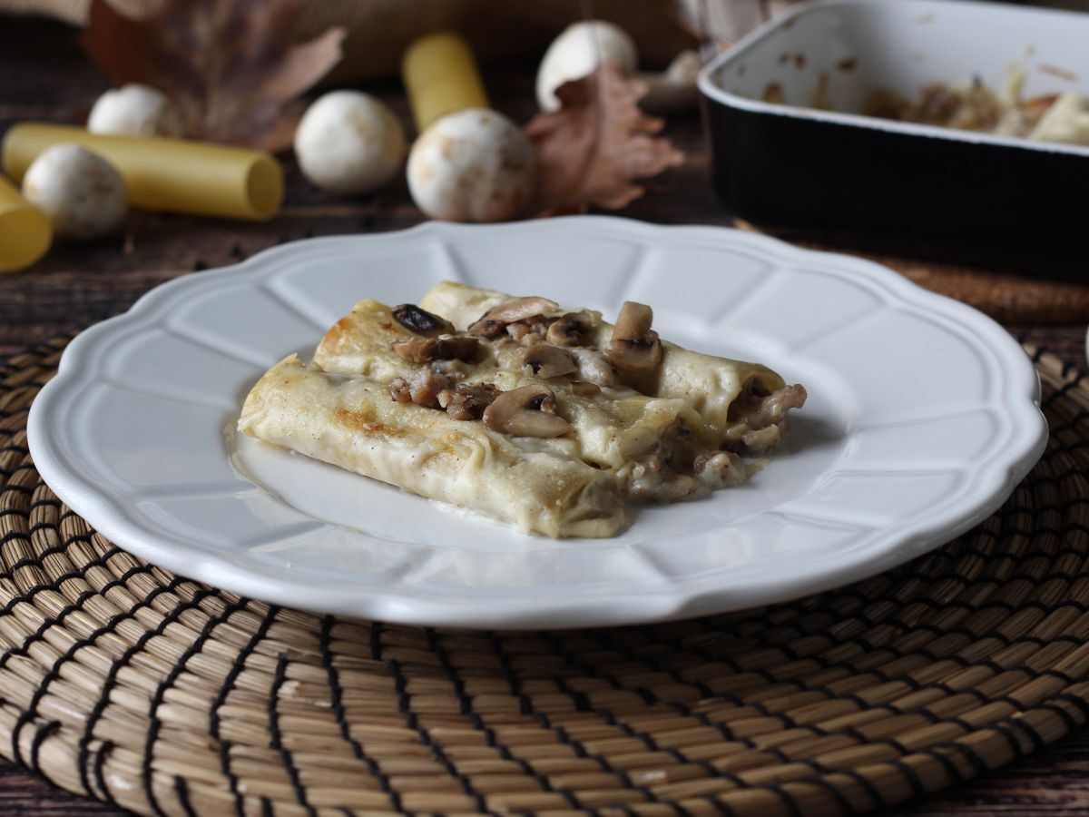 Cannelloni med svamp och korv: en rik och välsmakande huvudrätt - foto 5