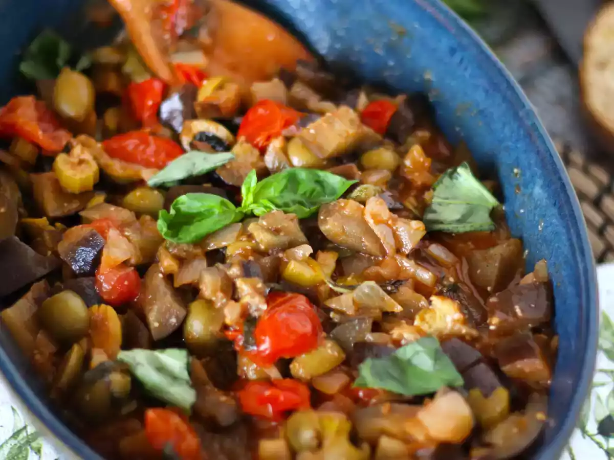 Caponata siciliana, den oumbärliga snabba och enkla italienska receptet - foto 2