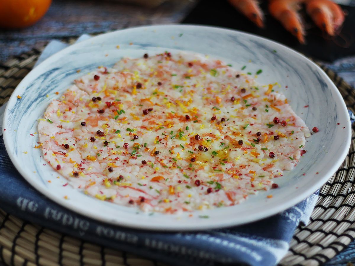 Carpaccio av räkor - foto 2