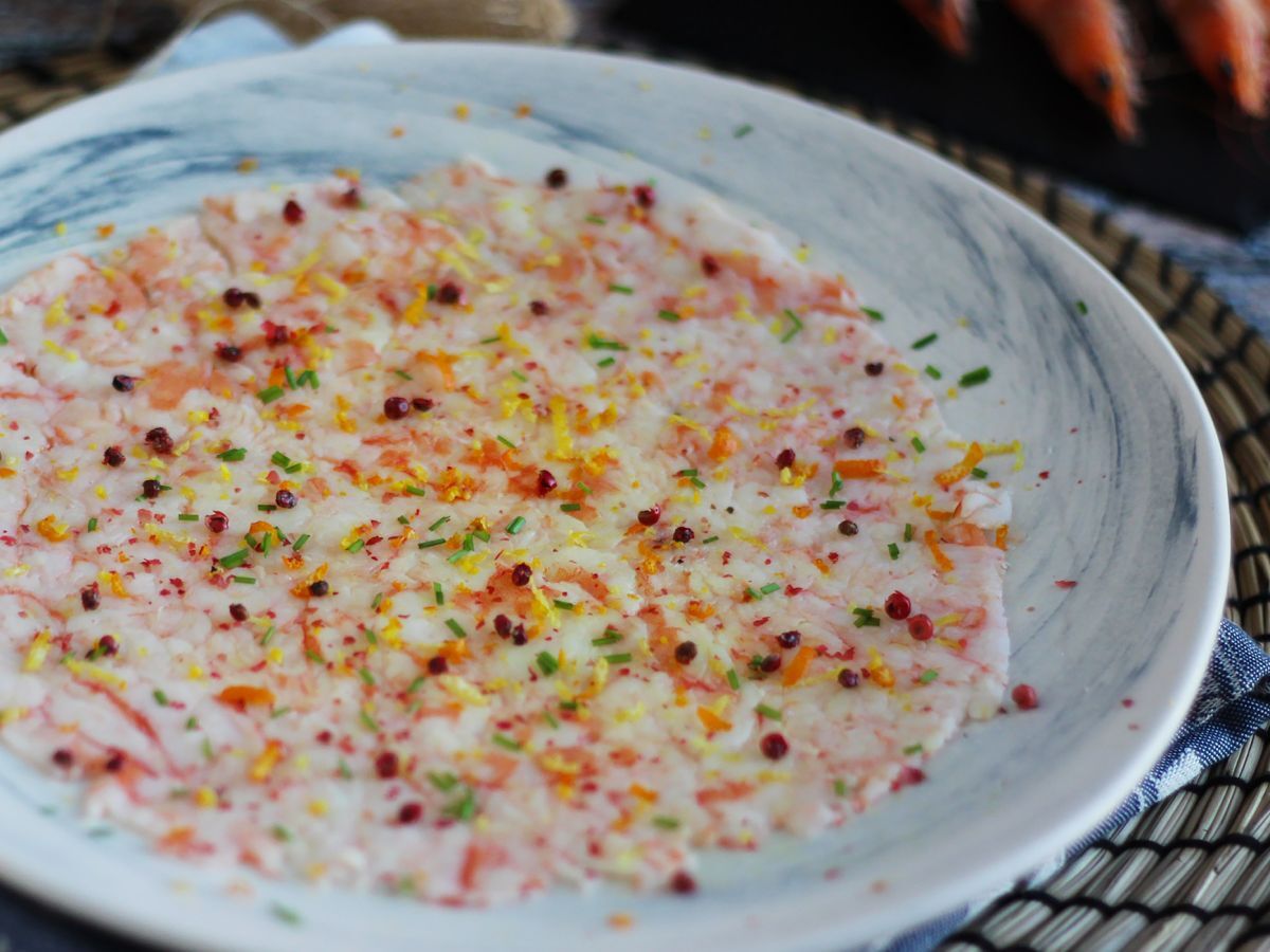 Carpaccio av räkor - foto 3