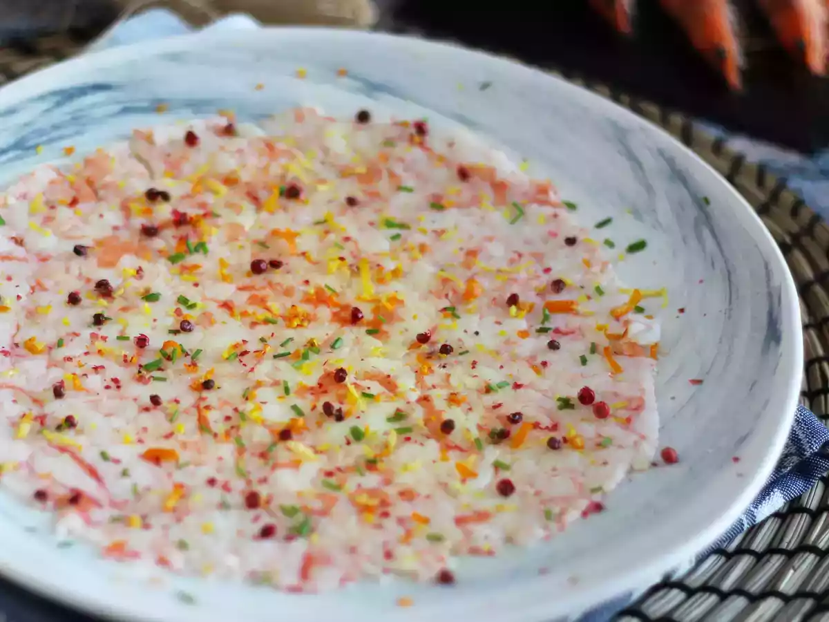 Carpaccio av räkor - foto 3