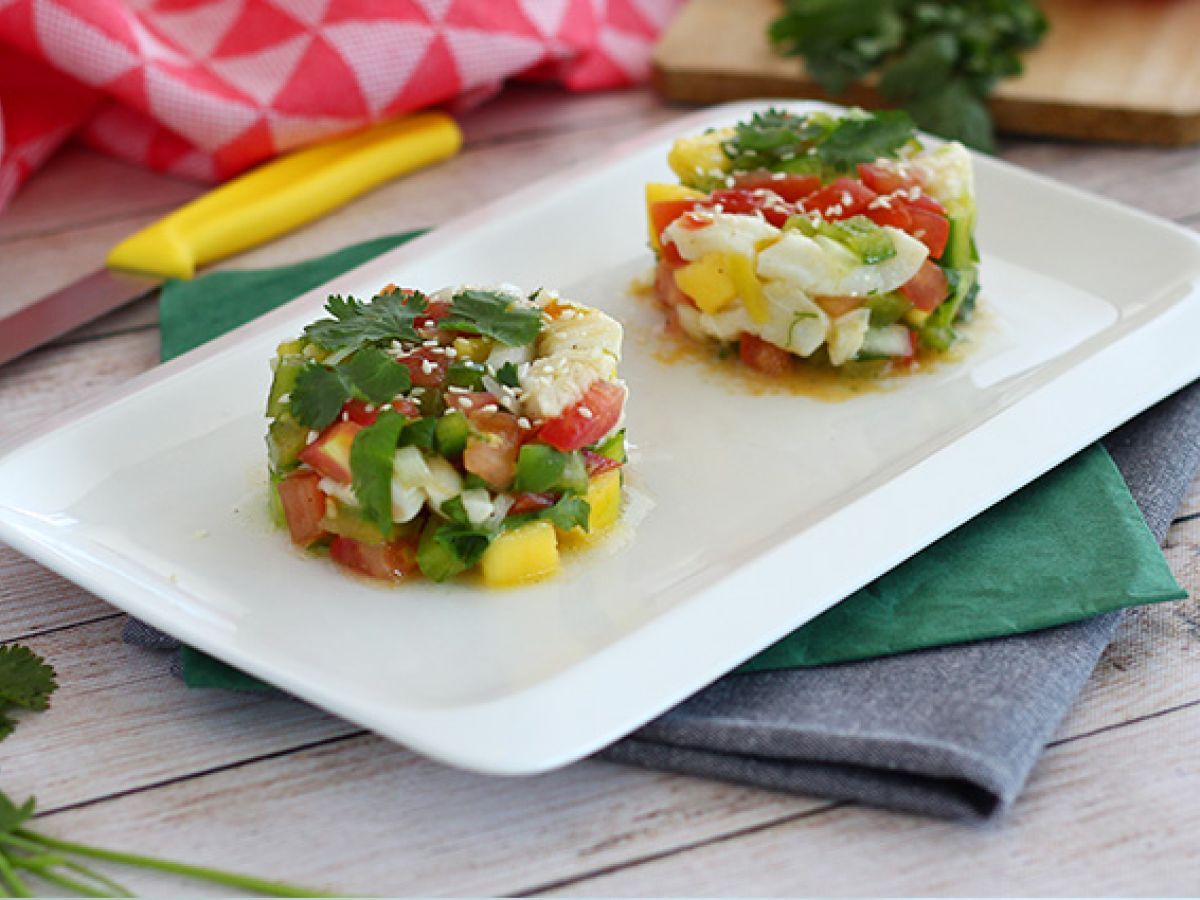 Ceviche av torsk