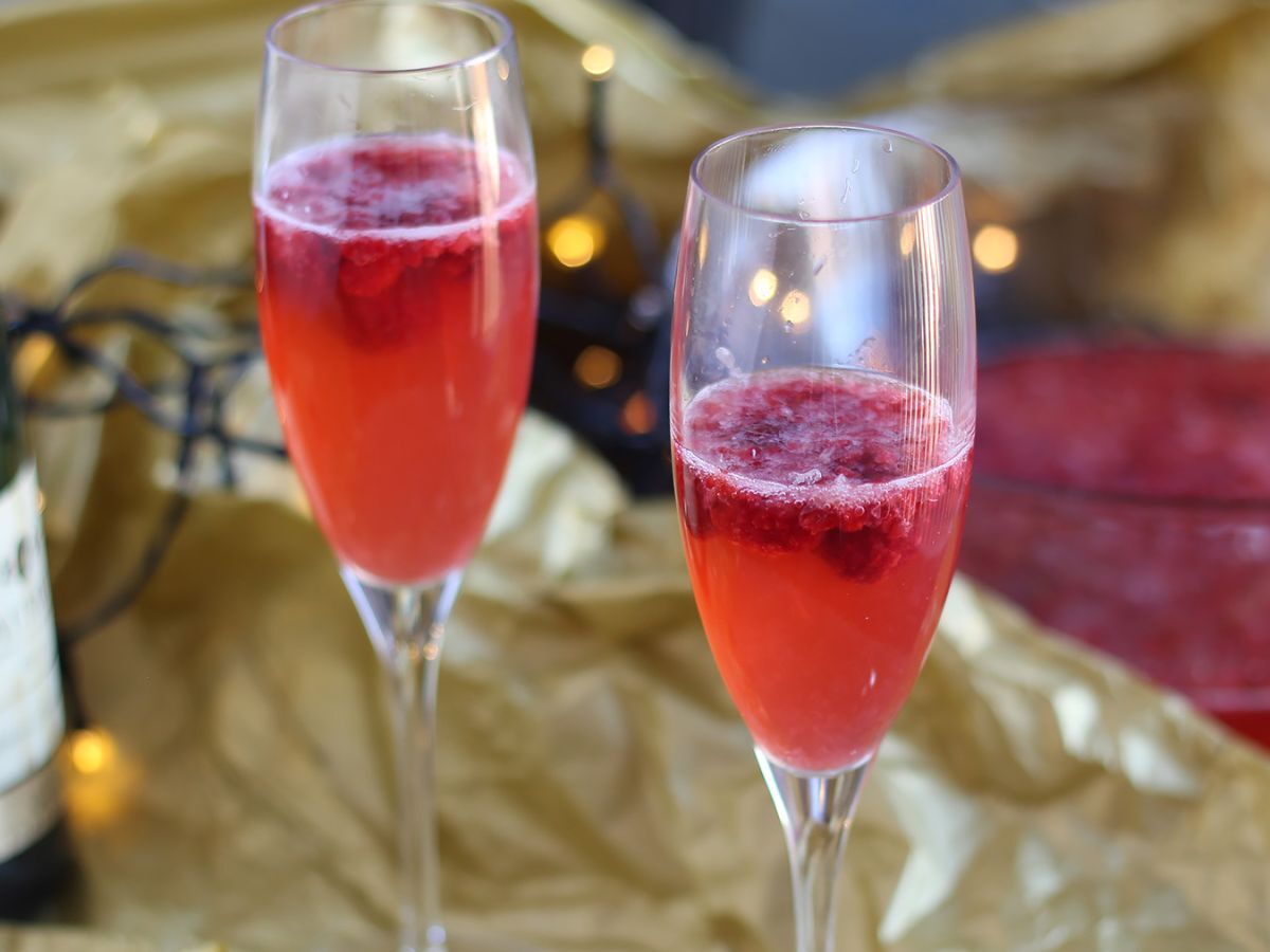 Champagnesoppa med hallon - foto 3