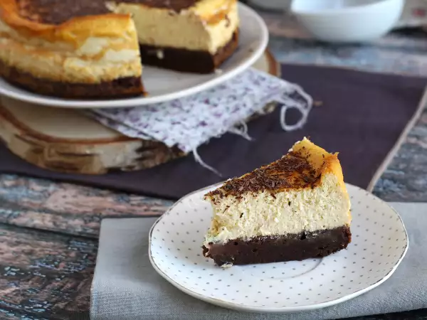 Recept Cheesecake brownie, en överraskande kombination som kommer att glädja dina smaklökar!