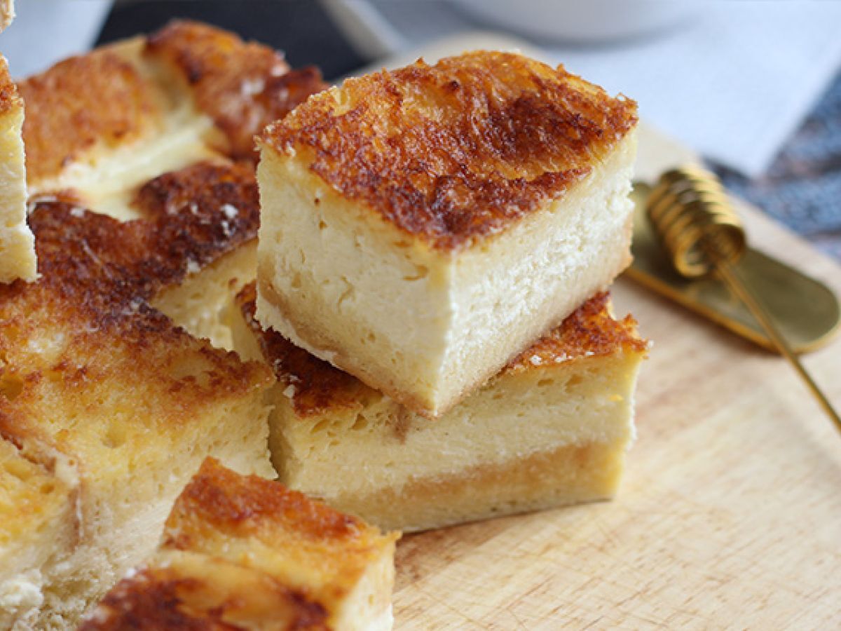Cheesecake och franska toaststänger (cheesecake-stänger med fransk toast) - foto 4