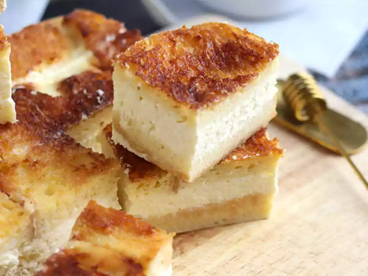 Cheesecake och franska toaststänger (cheesecake-stänger med fransk toast) - foto 4