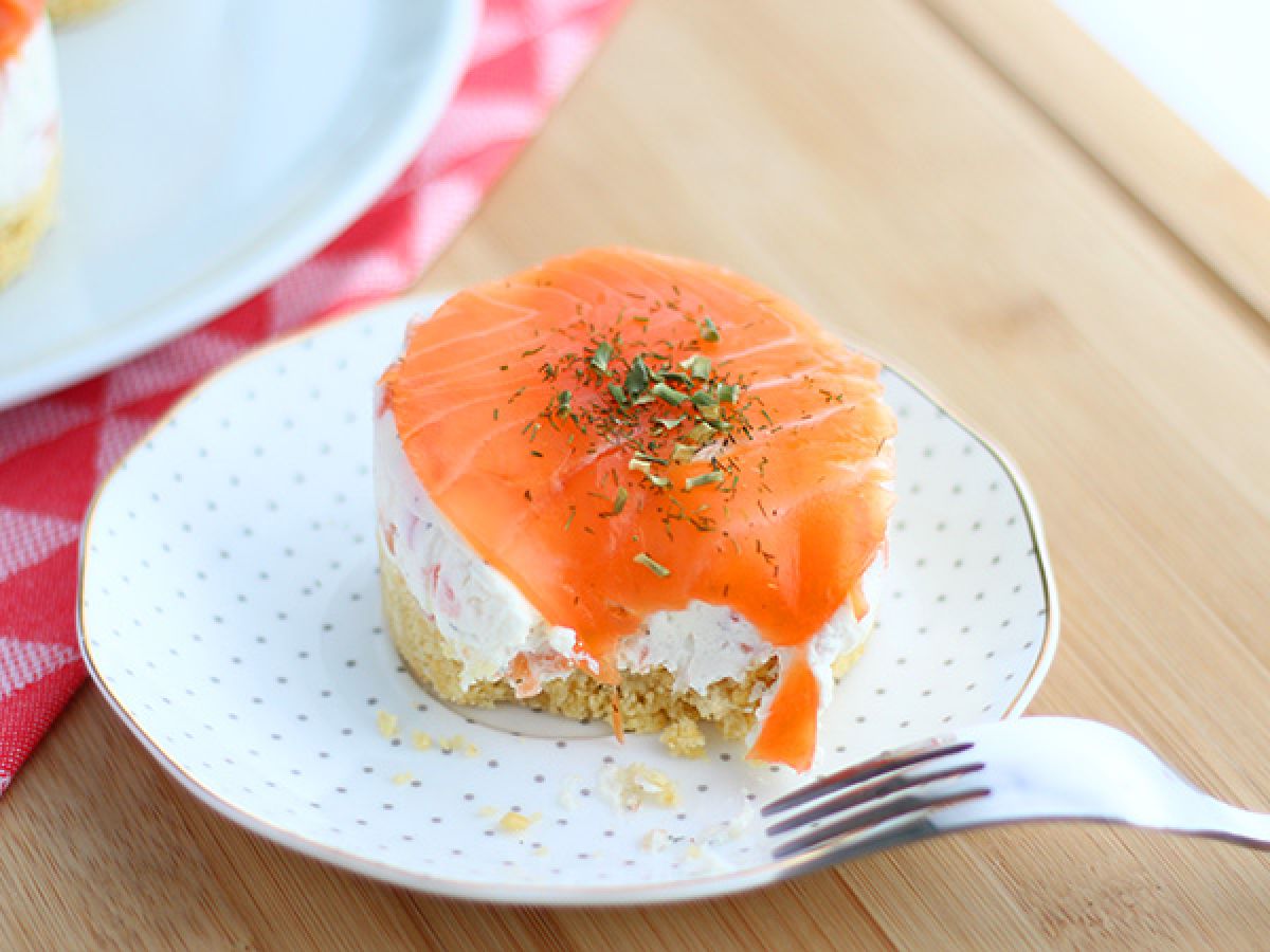Cheesecakes med saltad lax - foto 4